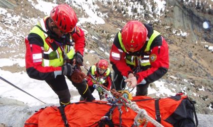 Alpinista precipita vicino alle cascate del Toce