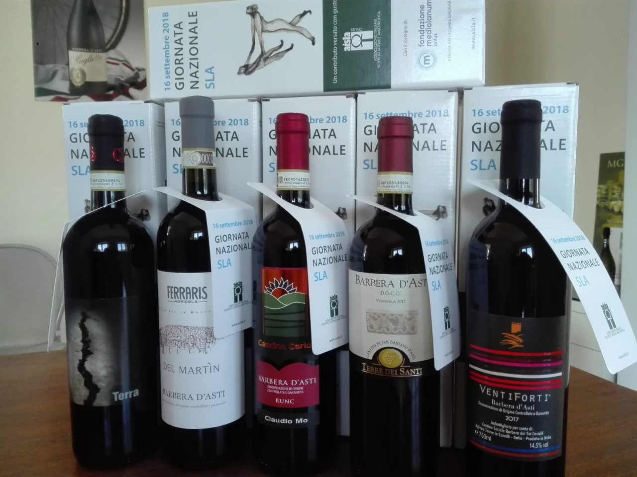 Una Barbera d’Asti per la lotta alla Sla