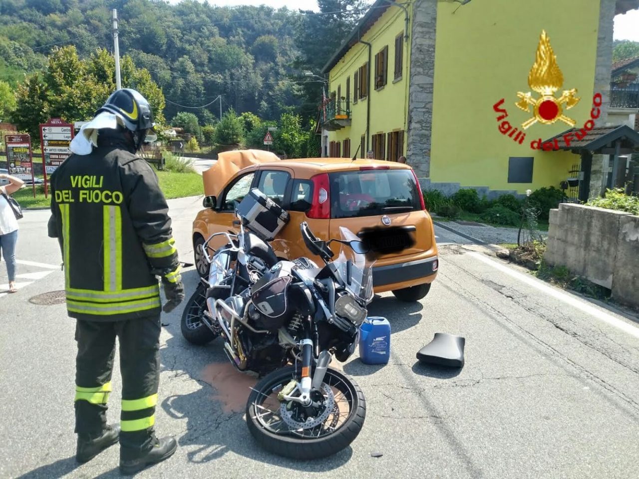Incidente a Ghevio: due feriti