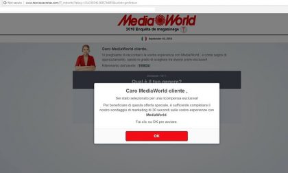 Falso sms MediaWorld: occhio alla truffa del finto regalo di un Samsung S9