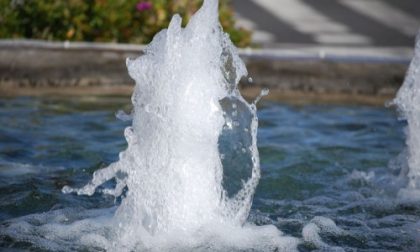 La fontana di piazza del Popolo torna a funzionare