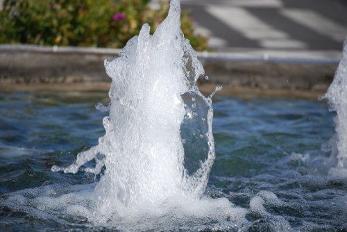 La fontana di piazza del Popolo torna a funzionare
