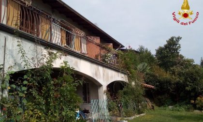 Terribile incendio a Nebbiuno: pompieri trovano cadavere in casa