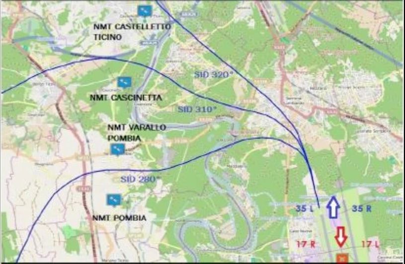 Aerei e rumore di Malpensa dirottati sul Piemonte