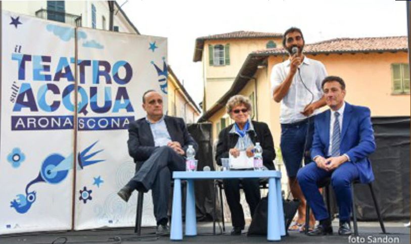 Il ministro Bonisoli in visita ad Arona