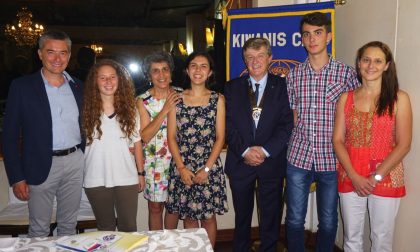 Il Kiwanis consegna le borse di studio a Borgomanero