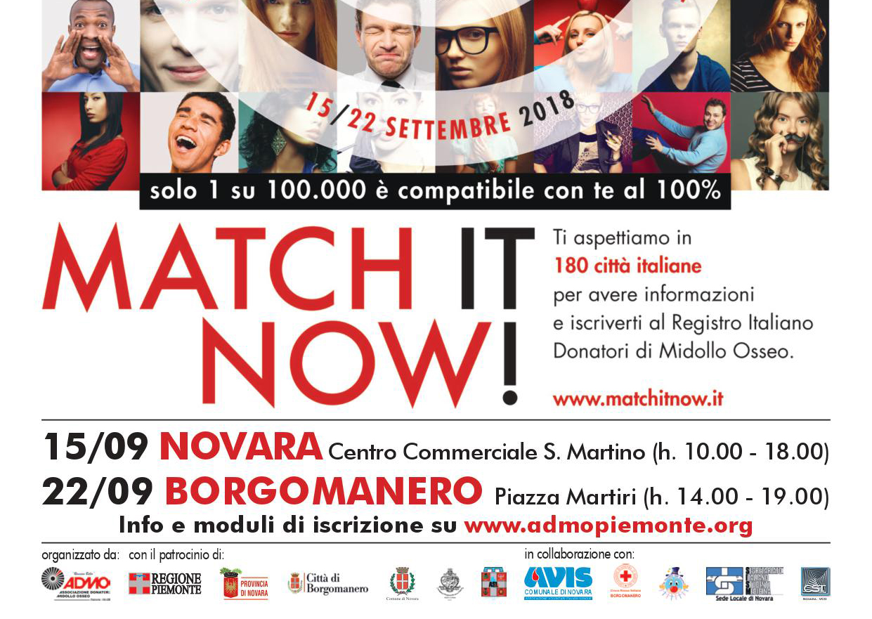 Match it now per la donazione del midollo osseo