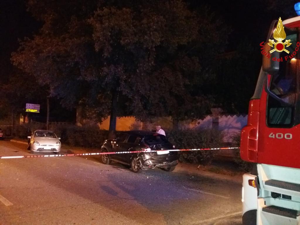 Incidente stradale in viale Dante a Novara