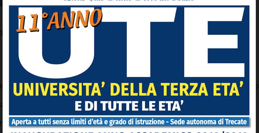 Ute Trecate aperte le iscrizioni