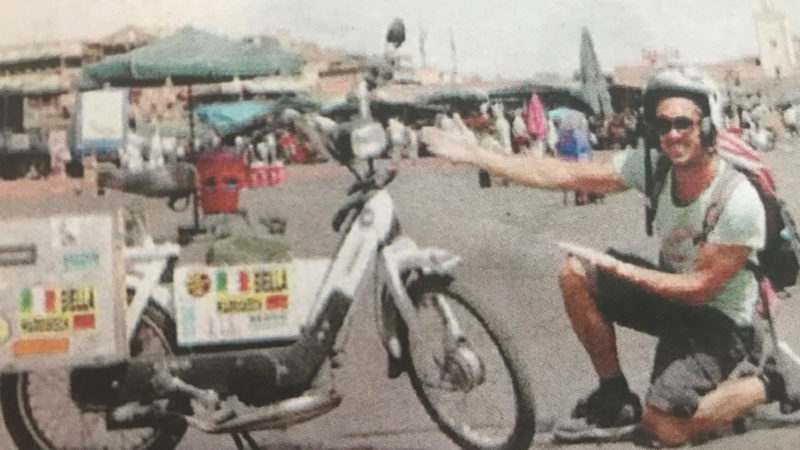 Dal Biellese a Marrakech a bordo di un “Ciao”