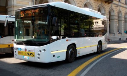 Pulizia degli autobus Sun a Novara