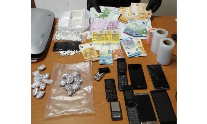 Arrestato 29enne trovato a Galliate con 200 grammi di coca e 15mila euro