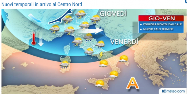 Meteo settembre: tempo pazzo con temporali e giornate ancora calde