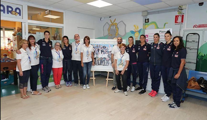 Pediatria, inaugurata la nuova aula polivalente