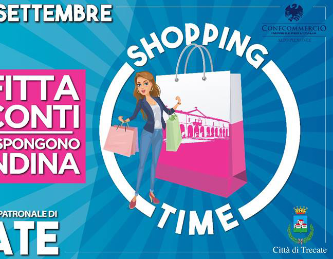Shopping time a Trecate con tanti sconti