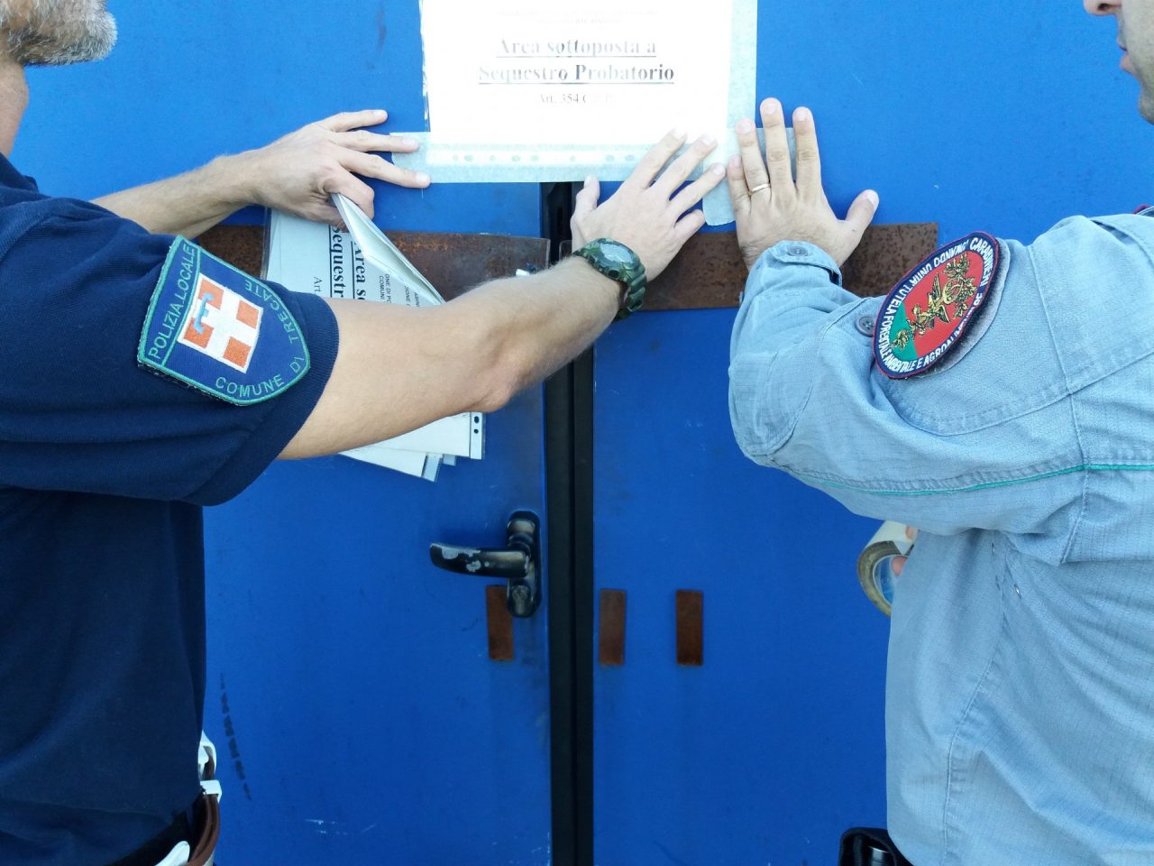 Trecate sequestrata una maxi area adibita a discarica