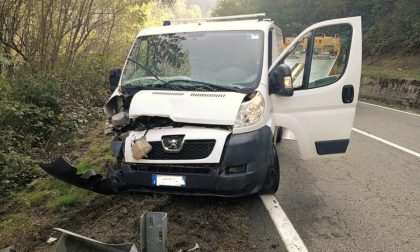 Sfonda guard-rail per evitare cinghiali sulla Cremosina