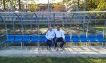 Panchine nuove al campo sportivo Trecate