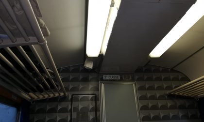 Treno Arona Novara: fuori piove ma pure dentro
