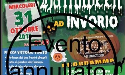 Halloween annullato a Invorio a causa del maltempo