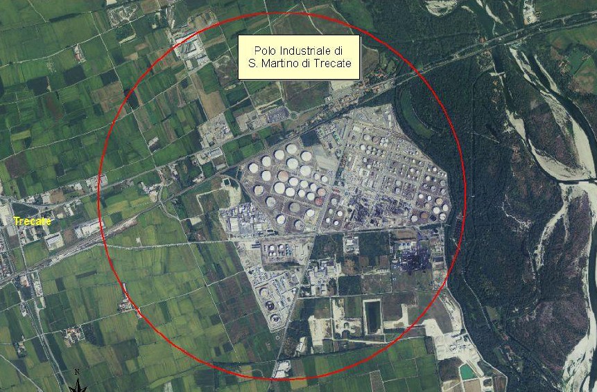 San Martino di Trecate, le emissioni del polo petrolchimico non hanno impatto significativo sui cittadini