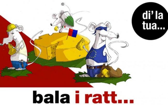 “Bala i Ratt”, destra ticinese contro i frontalieri e l’Europa
