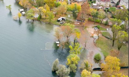 Lago alto: le spettacolari immagini di Arona e Meina