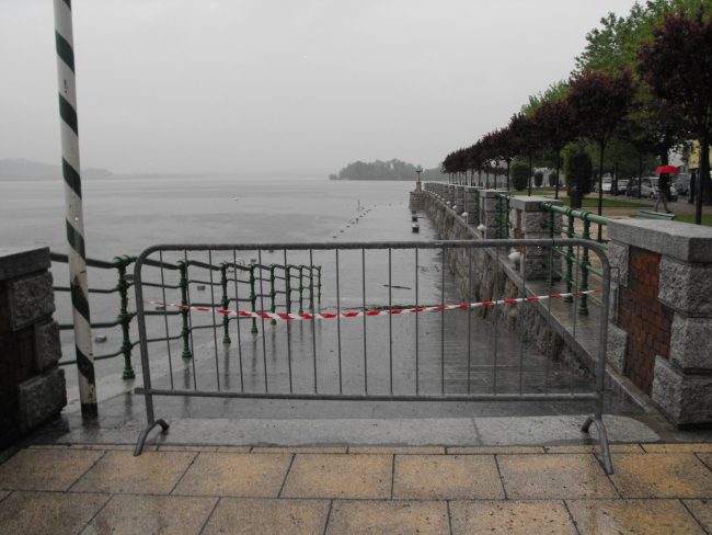 Pericolo Lago Maggiore: cresce un centimetro l’ora