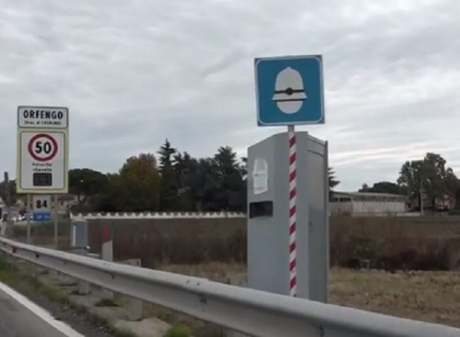 Autovelox Orfengo: multe assai dubbie