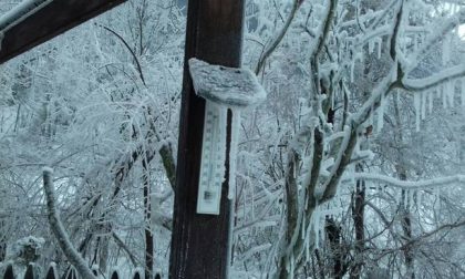 Temperature a picco: -23 gradi alla Capanna Margherita