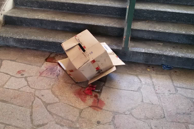 Sangue nel sottopasso: che è successo?