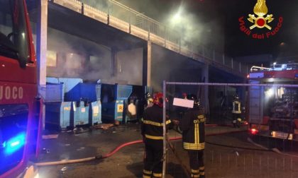 Incendio al centro commerciale San Martino