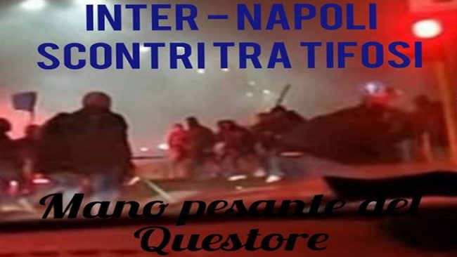 Inter Napoli: scontri tra Ultras, morto tifoso di Varese