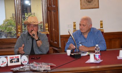 Pietruccio Montalbetti a Villa Marazza per il suo libro sull'Amazzonia
