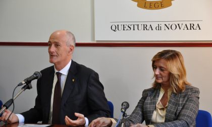 Il capo della Polizia Franco Gabrielli in visita alla Questura di Novara