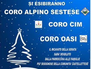 I cori cattolici, evangelici e alpini insieme per aiutare gli ultimi