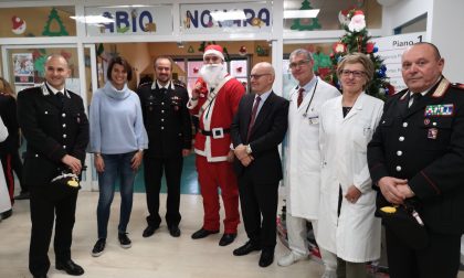 Per Santa Lucia festa in Pediatria con i Carabinieri