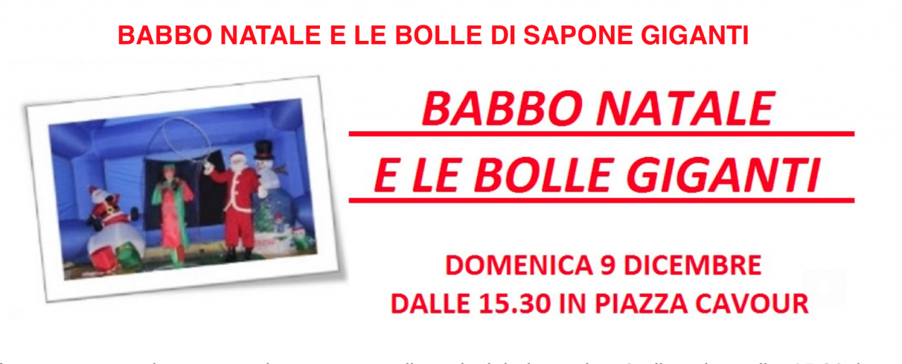 Trecate bolle di sapone giganti