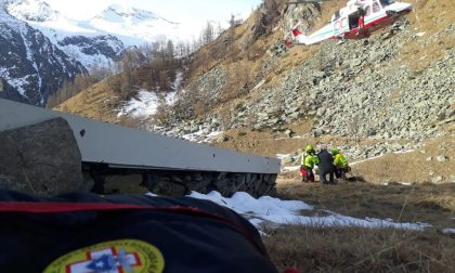 Escursionista francese soccorso in alta Val Soana