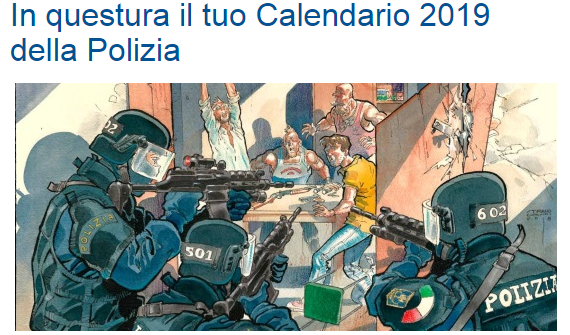 Polizia di Stato: un calendario innovativo e unico