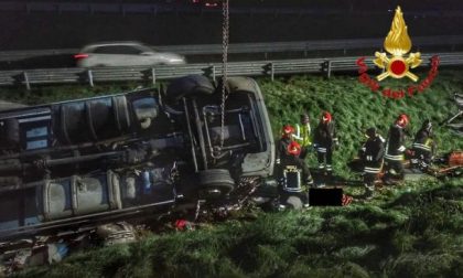 Incidente sulla A4: muore camionista di 55 anni FOTO