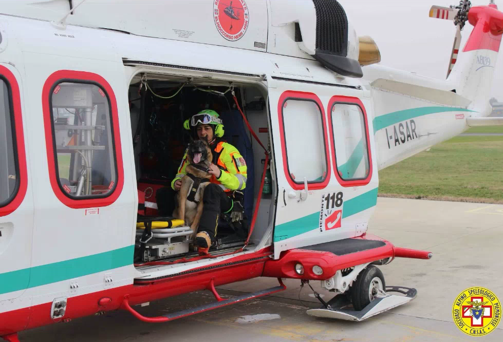 Valanghe, anche alla base 118 di Borgosesia le unità cinofile