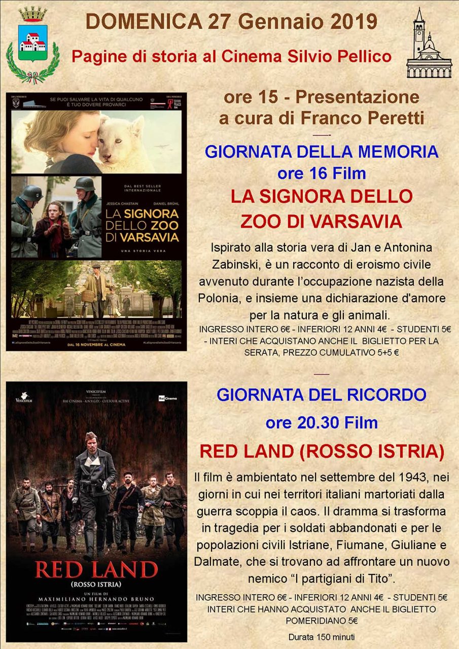 La Giornata della Memoria e il Giorno del Ricordo