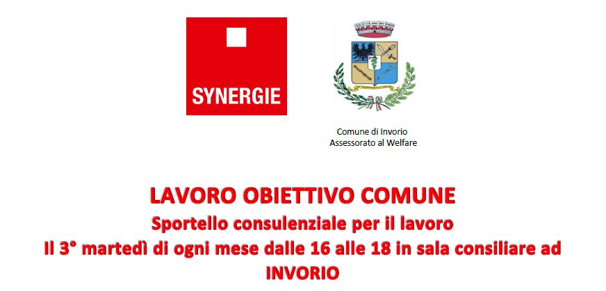 Sportello lavoro: a Invorio torna l’iniziativa dell’assessorato al Welfare