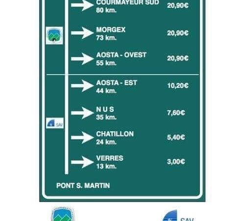 Pedaggi autostrade andare in Valle d’Aosta è sempre più caro