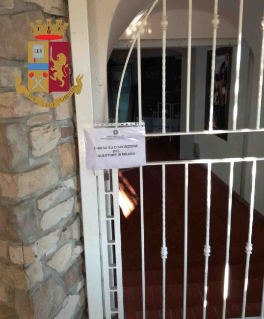 Discoteca Fellini chiusa per 15 giorni dal questore