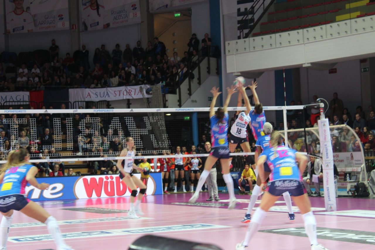 La Igor Volley si riscatta a Bergamo