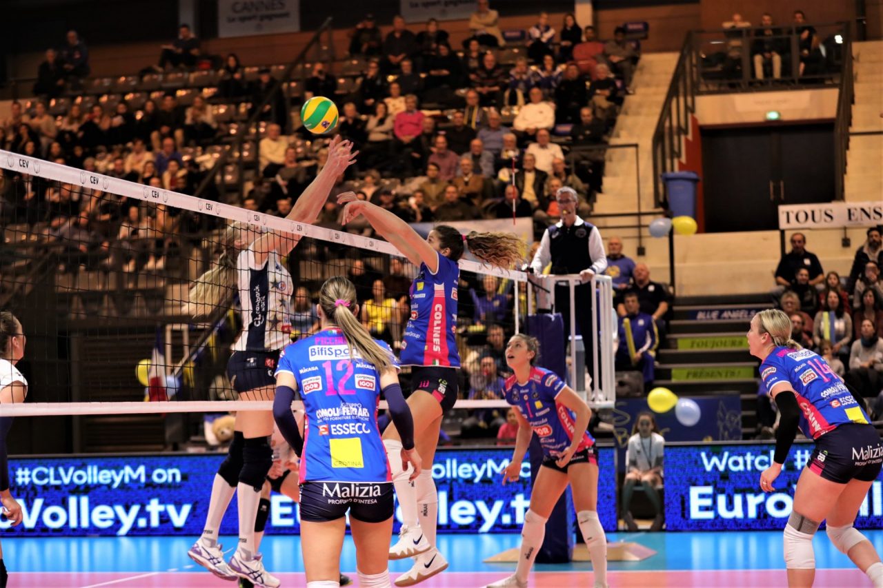Igor Volley Novara a gonfie vele in Champions