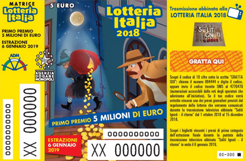 Lotteria Italia: nell’ultima edizione in Piemonte vinti 1.3 milioni di euro