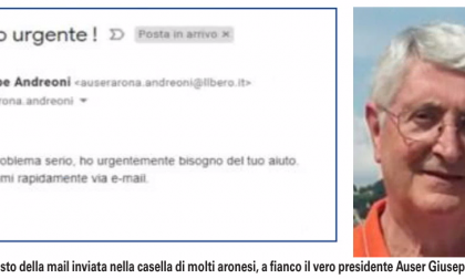 Mail truffa: qualcuno che si spaccia per il presidente Auser